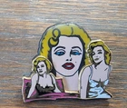 MARILYN MONROE PIN UP DOUBLE MOLD PINS