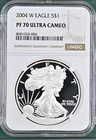 2004 W Proof American Silver Eagle NGC PF70 - A359