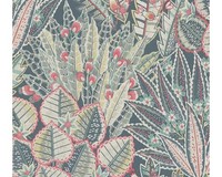 Vliestapete 39653-2 Stories Of Life BläTter Boho Blau Rot