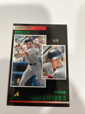 2023 Panini Chronicles Pinnacle #17 Nomar Garciaparra /5 Red Sox Bookend 5/5