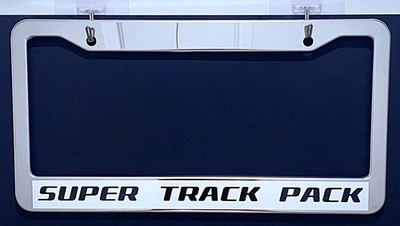 Super Track Pack Stainless Steel License Plate Frame