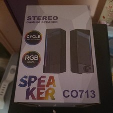 OFFSIR CO713 Wired 2.0 RGB Gaming Computer Speakers 10W RMS Black