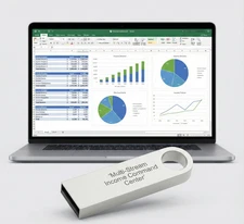 Multi-Stream Income Command Center Excel VBA Financial Dashboard Template