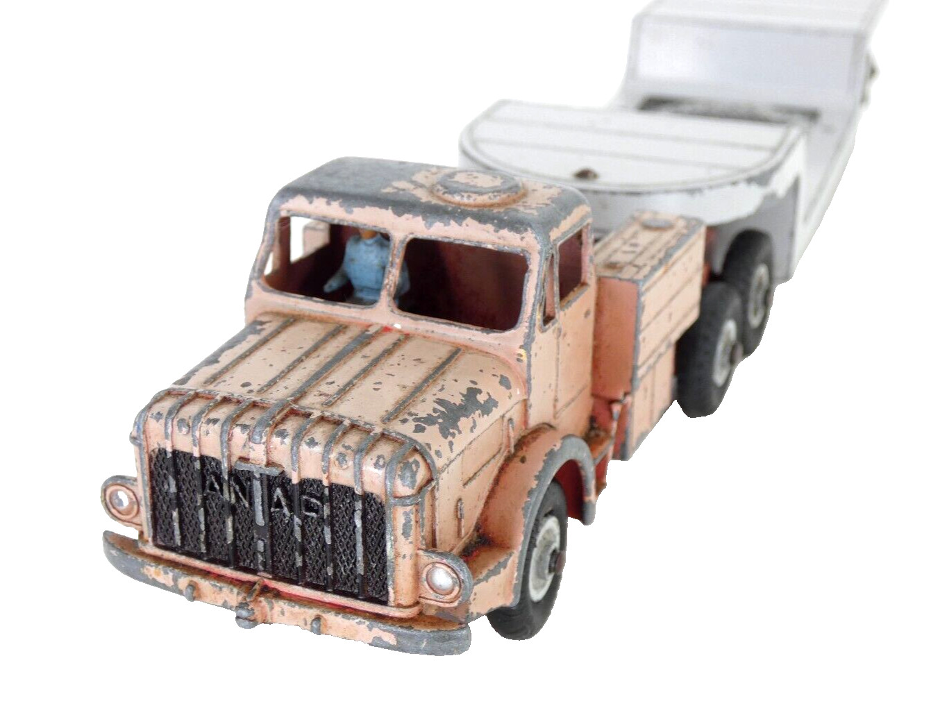 Dinky 986, Antar Low Loader With Propeller - Free Price Guide & Review
