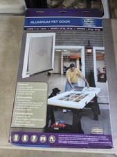 PetSafe Freedom Pet Door Aluminum Frame Large Dog up to 100 lbs 16" x 10" White