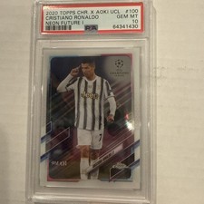 2020-21 Topps Chrome X Steve Aoki UCL Cristiano Ronaldo #100 for