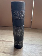 Bronzevase im afrikanischen Stil ★ Massiv Bronze ★ 70er Jahre