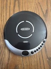 Jensen CD-60c Portable CD Player - Silver/Black Works Great.