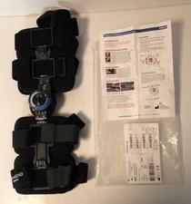 New Thuasne Townsend ROM-R Cool Pad Post-Op Knee Brace Hinge Drop Lock U0460 NIP