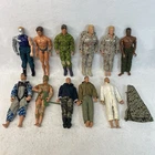 Lot Of Vintage 12 Inch 80s 90s GI Joe And Action Man Action Figures And Pup Rent