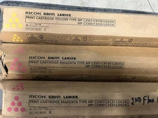 3 Pk - RICOH 841422 Magenta and Yellow 841421 Toner MP C3501/C9135/LD635C/C3300