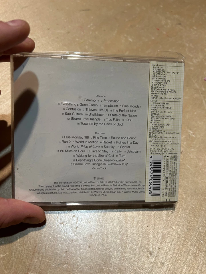 New Order - Singles (CD, 2005, 2-Disc SET) JAPAN EDITION  wpcr-12207-8 Foto 3 de 3