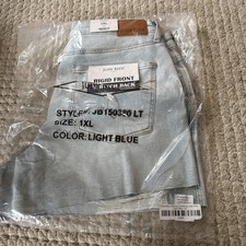 Judy Blue szorty dżinsowe z wysokim stanem sztywne magiczne odcięcie 150380 1xl