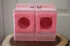 MATTEL Vintage BARBIE 1990 Sweet Roses Pink Sparkles WASHER & DRYER Not Working