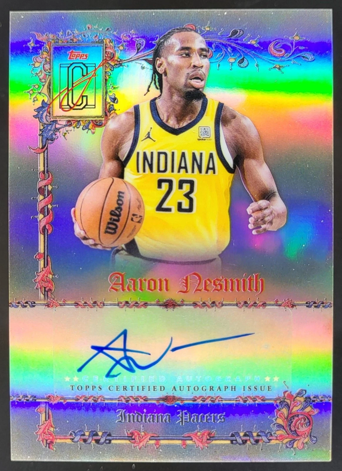 2025-26 Signature Class Manuscripts Aaron Nesmith #DD5