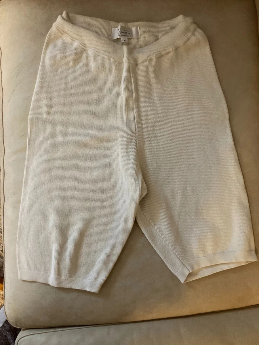 3tlg H&M Elegantes Algodón Shorts Talla M Champán Beige Claro Gris Extrem Suave