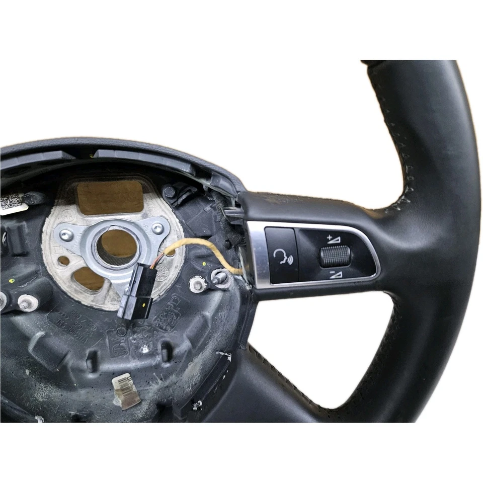 AUDI Q5 2013-2017 CUERO NEGRO VOLANTE MULTIFUNCIONAL OEM Foto 3 de 4