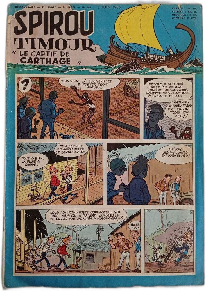 Spirou N. 947 June 1956 | Good Condition