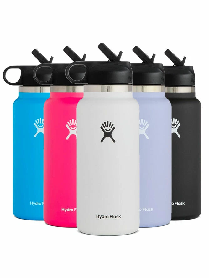 Hydro Flask 32 oz. Wide Mouth Bottle with Flex Straw Cap