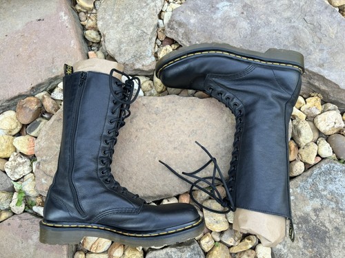Dr. Doc Martens Woman's IB99 boots High Boots Black US 10 EU 42 EUC - Picture 3 of 14