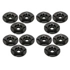 Black 12X CNC Full Fairing Colored Plugs Verge Washers For HONDA GROM 2022-2024