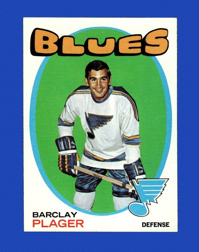 1971-72 Topps Set-Break # 66 Barclay Plager EX-EXMINT *GMCARDS*