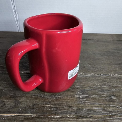 Rae Dunn Artisan Muah! Red Valentine's Day Mug Coffee Tea Cocoa 2021 Magenta - 第 3/8 張圖片