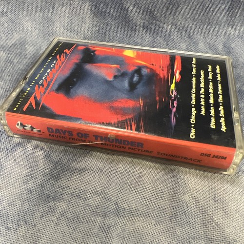 DAYS OF THUNDER Soundtrack Cassette Tape 1990 GUNS N ROSES TINA TURNER Rare - Picture 2 of 8