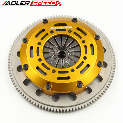 RACE CLUTCH TWIN DISC KIT FOR 93-99 ECLIPSE TALON GST TSI FWD 7 BOLT Medium WT