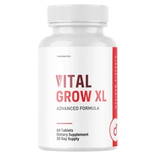 Vital Grow XL For Men - Advanced Formula Vitamin Supplement - 60 Capsules