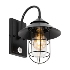 Porch Sconce Outdoor Motion Sensor Wall Mounted Lamp Wall Lantern Light Fixture