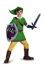 Legend of Zelda Link Costume Outfit Medium Tunic Belt Hat Boot Covers
