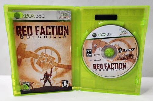 Red Faction Guerrilla (Microsoft Xbox 360, 2009) - Manual Included - Read Desc.