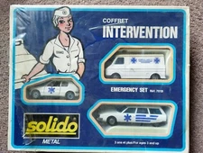 SOLIDO METAL COFFERT INTERVENTION EMERGENCY SET 7019-FRANCE