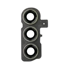 Glass Camera Lens with Bracket Back for Samsung Galaxy S23 S23+ Silver Part