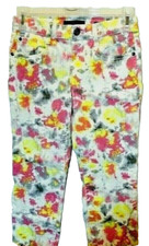 Jessica Simpson Girls Kiss Me Skinny Jeans - Sz 12 - Colorful 