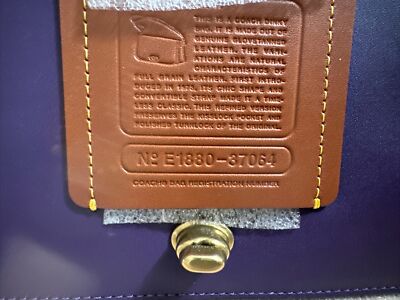 Coach ◆ 37064 Dinky 19 With Charms RARE! COACH Plum Dinky 19 with Charms Crossbody Bag 2 Straps