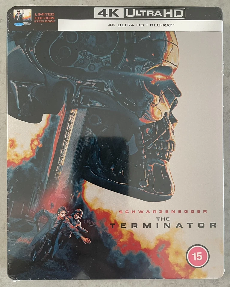 The TERMINATOR 40th Anniversary Limited Edition Steelbook 4k Ultra HD + Blu Ray - Image 3 of 4