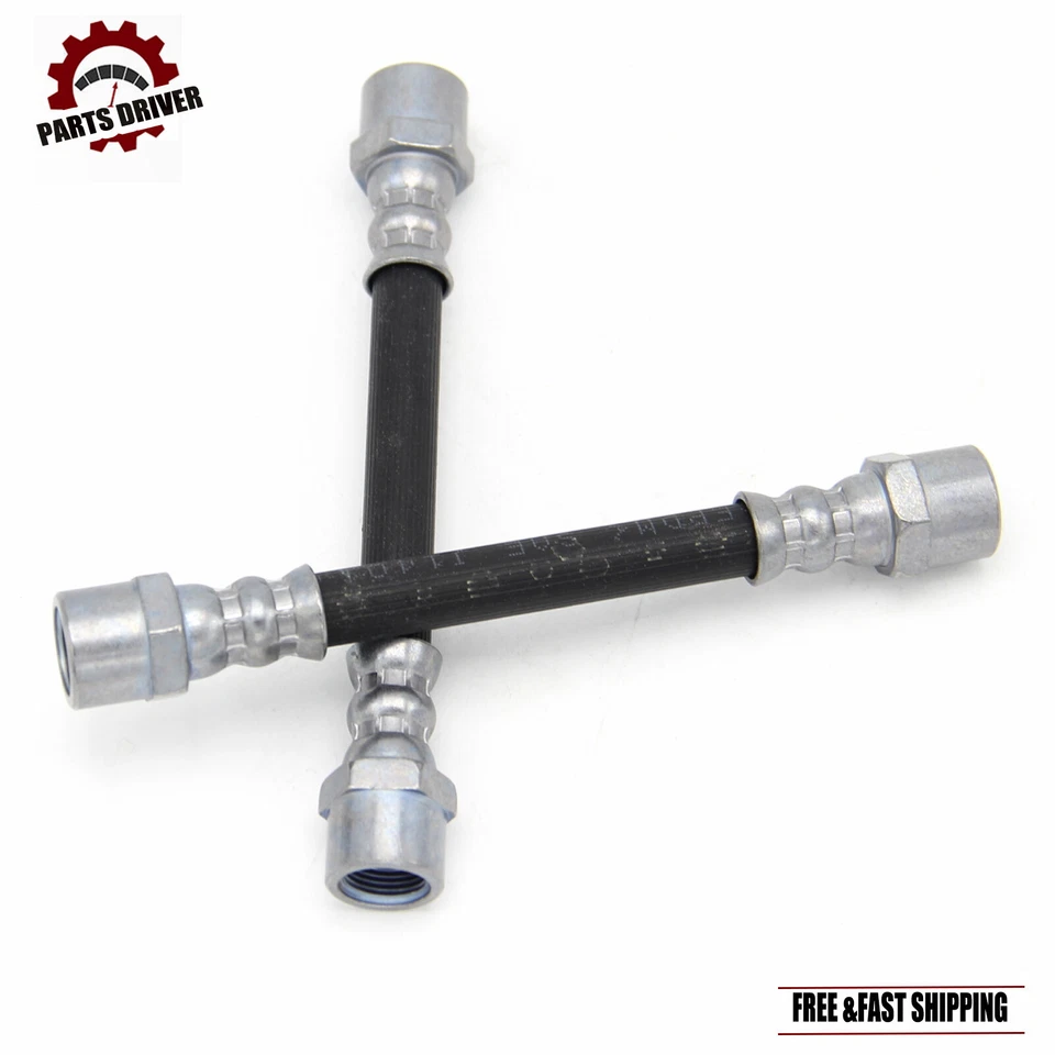 2x Manguera hidráulica de freno trasera izquierda y derecha ajuste interior para BMW E39 525i 528i 530i 540i Foto 3 de 4