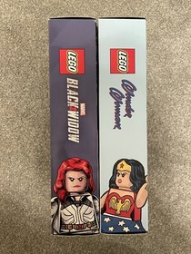LEGO 77905 BLACK WIDOW & 77906 WONDER WOMAN SDCC EXCLUSIVE SPECIAL LIMITED RARE