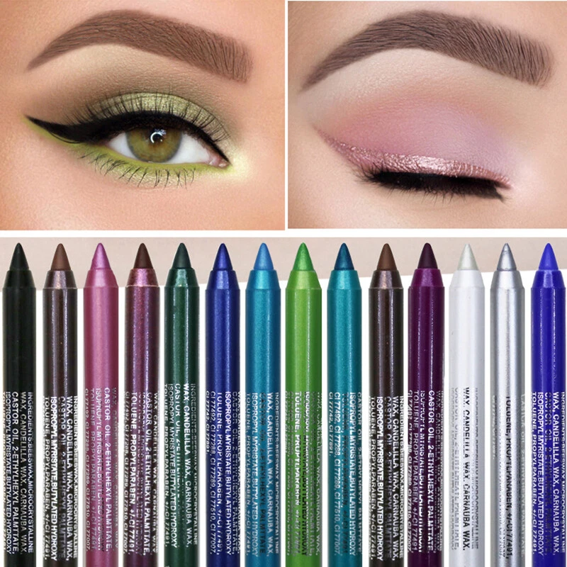 Eyeliner Pencil Matte Glitter Waterproof Eye Shadow Lip Liner Makeup Gel Pen ц - image 4 of 4