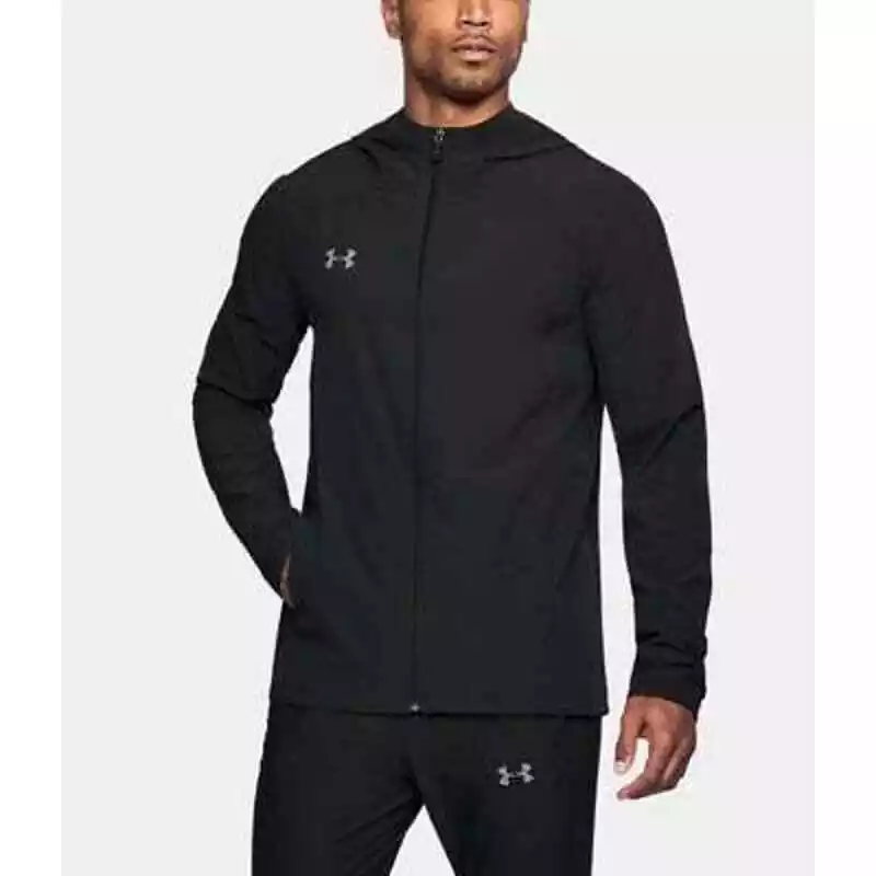 Under Armour Mens Black Challenger II Track Jacket Size Small NWT