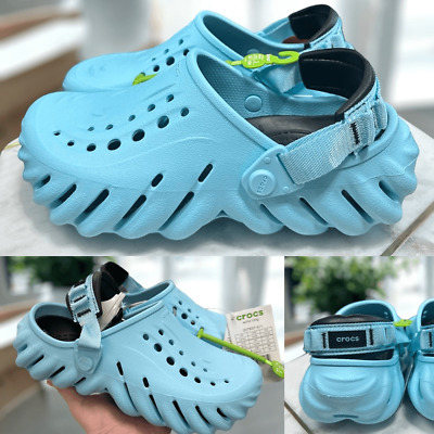Crocs Echo Clog Low Casual Slip On Clogs Shoes 207937-411 Crocs Echo Clog Low Casual Slip On Clogs Shoes 207937-411