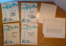 Collins Radio Company Tape Cartridge System Instruction Books, Schematics