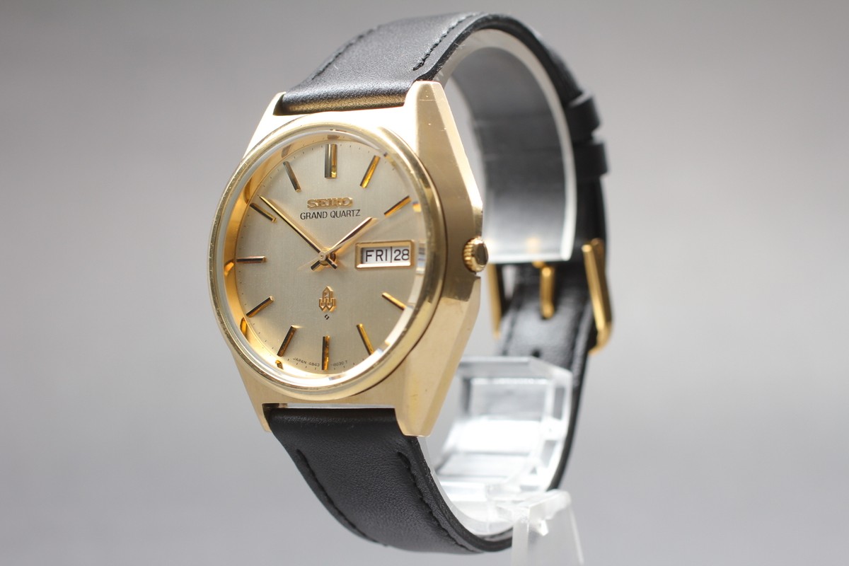 時計 SEIKO GRAND QUARTZ 4843-8041 New Belt [NEAR MINT] SEIKO Grand Quartz 4843-8041 Vintage