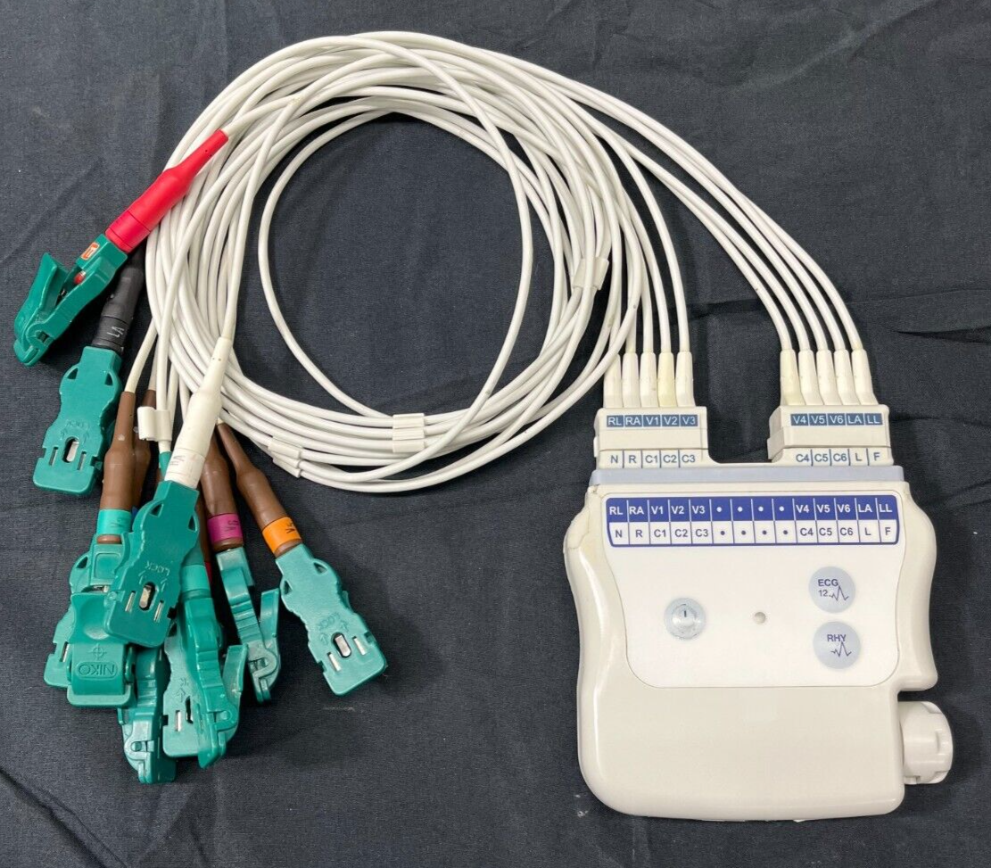 Mortara WAM 12Lead Wireless Acquisition Module 3001201953 w/ 10Lead