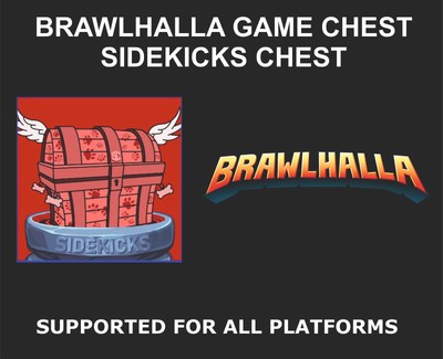 Brawlhalla Game Chest, Sidekick Chest, Key, Supported For All Platforms