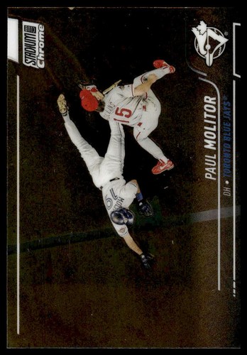 2022 Stadium Club Chrome #313 Paul Molitor Toronto Blue Jays Baseball - Picture 1 of 2