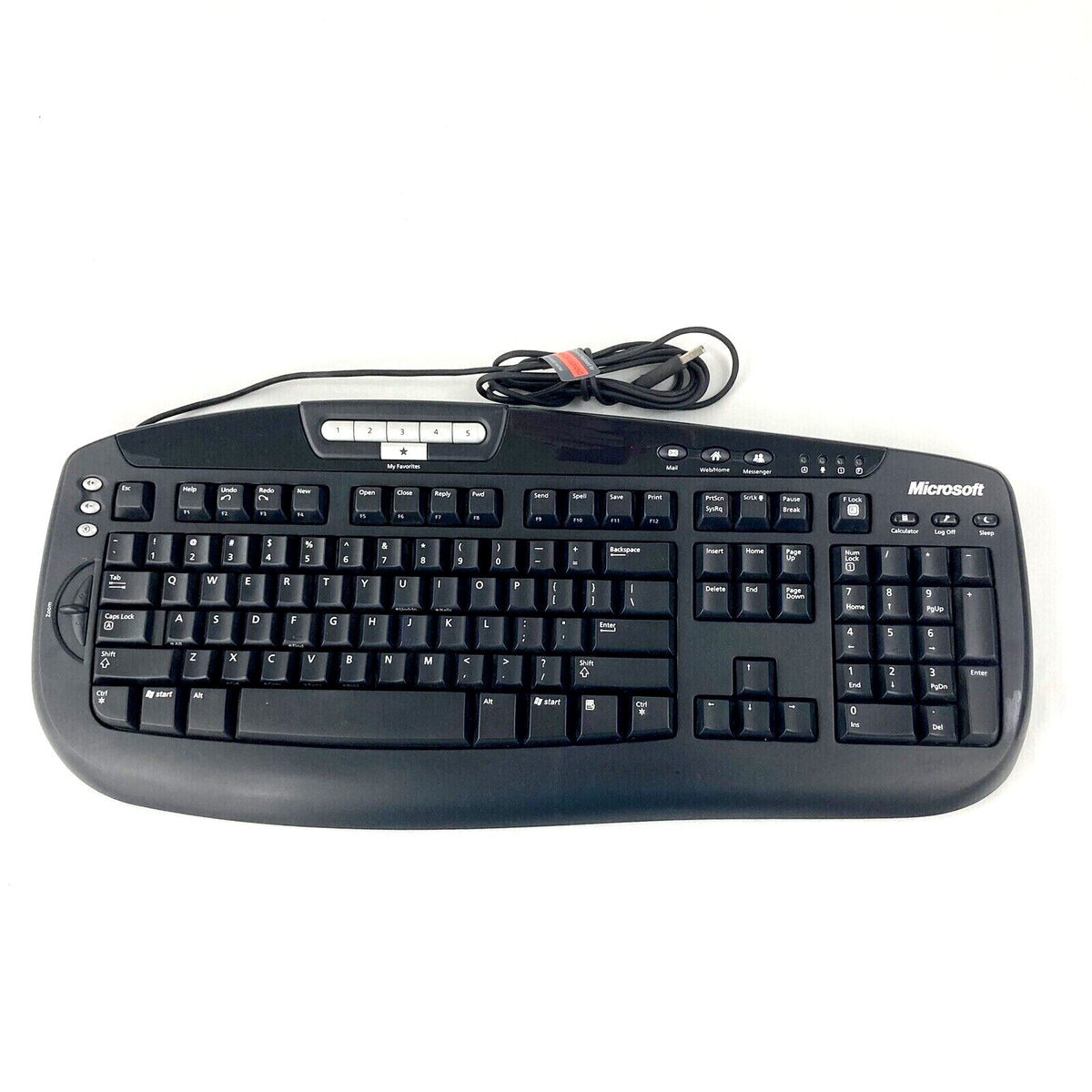 MICROSOFT Digital Media KEYBOARD USB Multimedia 1.0A Model 1031