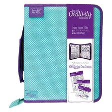 Creativity Essentials Stamp Storage Folder, Green, 27.5cm for Craft Stamps